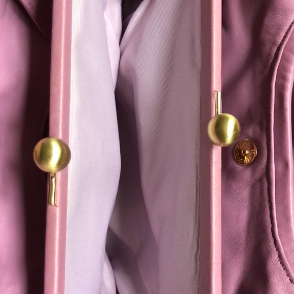 VTG Gorgeous Pink Leather Authentic Coach shoulder bag - Picture 7 of 13